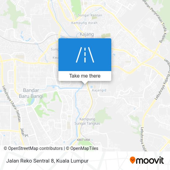 Peta Jalan Reko Sentral 8