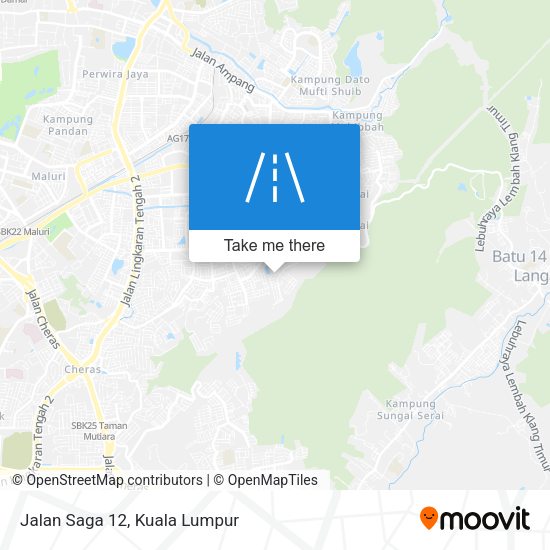 Peta Jalan Saga 12