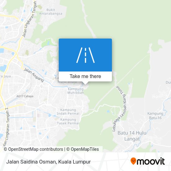 Jalan Saidina Osman map