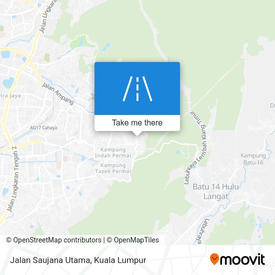 Jalan Saujana Utama map