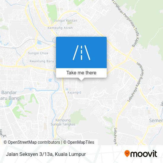 Peta Jalan Seksyen 3/13a