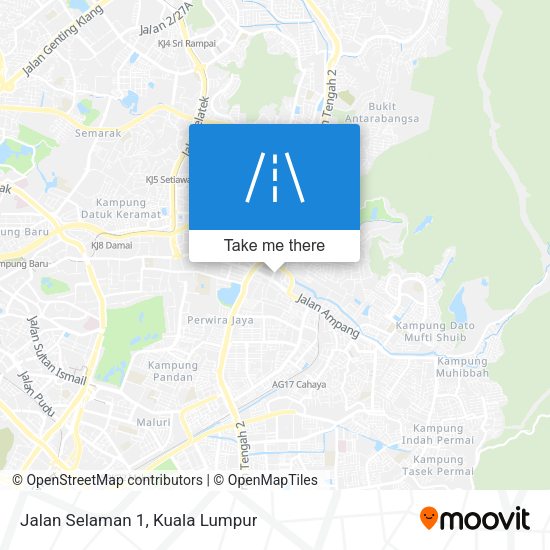 Peta Jalan Selaman 1