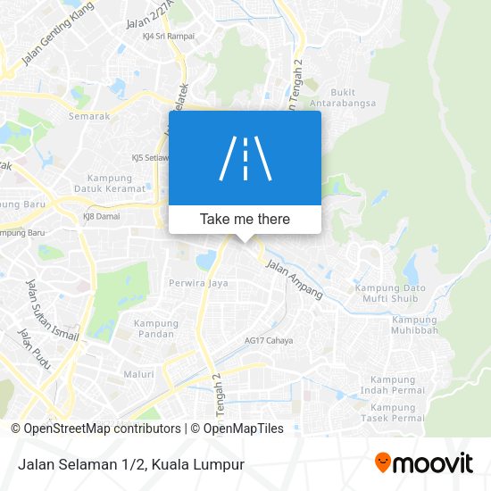 Peta Jalan Selaman 1/2