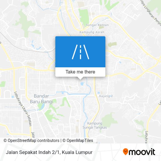 Jalan Sepakat Indah 2/1 map
