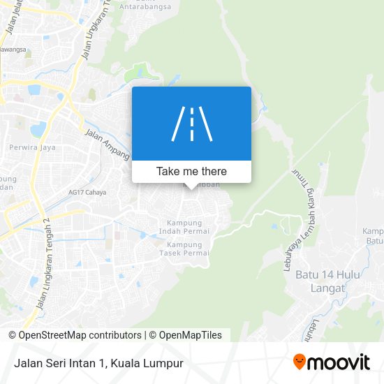 Peta Jalan Seri Intan 1