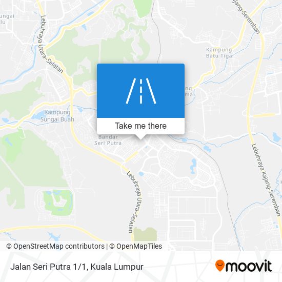 Jalan Seri Putra 1/1 map