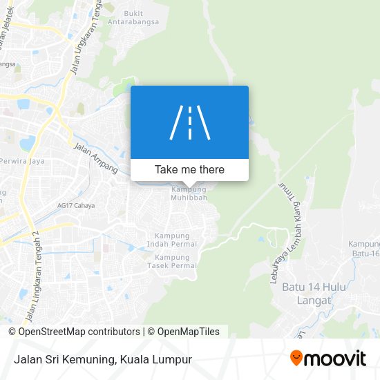Peta Jalan Sri Kemuning