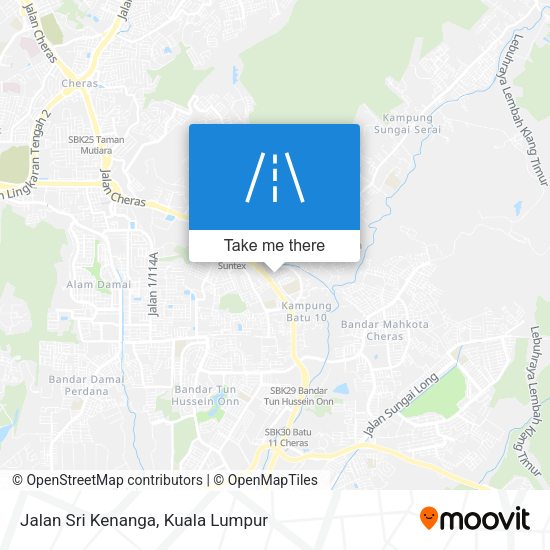 Peta Jalan Sri Kenanga