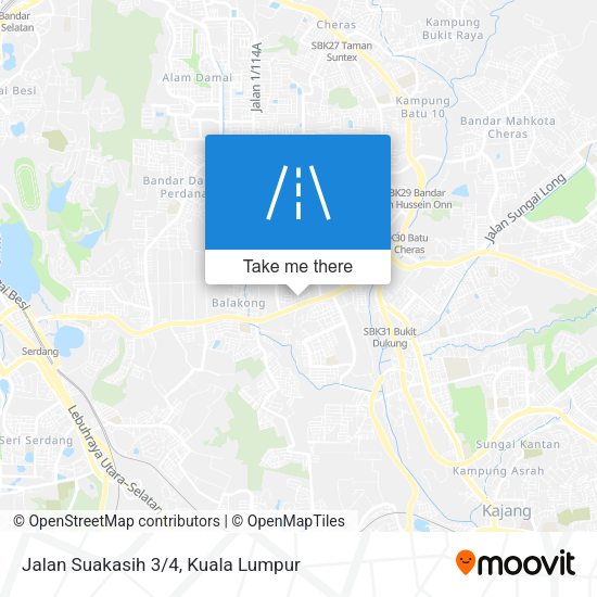 Peta Jalan Suakasih 3/4