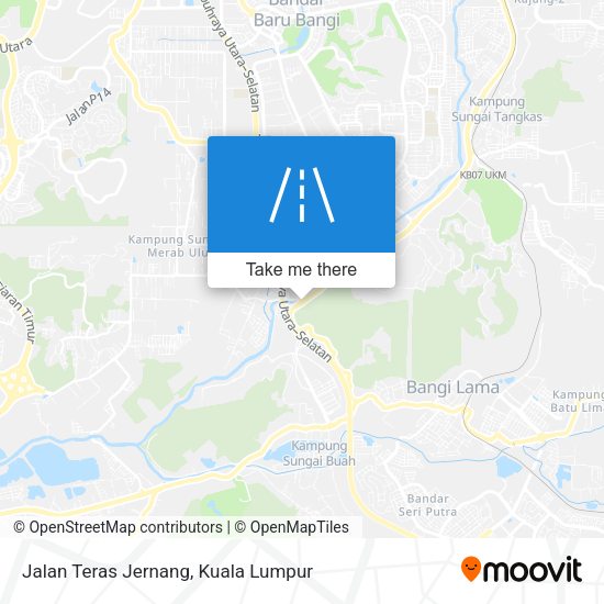 Jalan Teras Jernang map