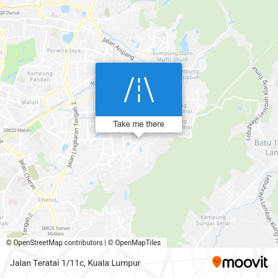 Peta Jalan Teratai 1/11c