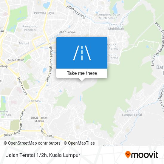 Jalan Teratai 1/2h map