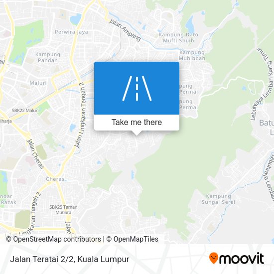 Jalan Teratai 2/2 map