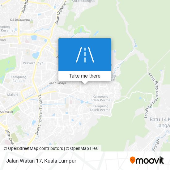 Jalan Watan 17 map