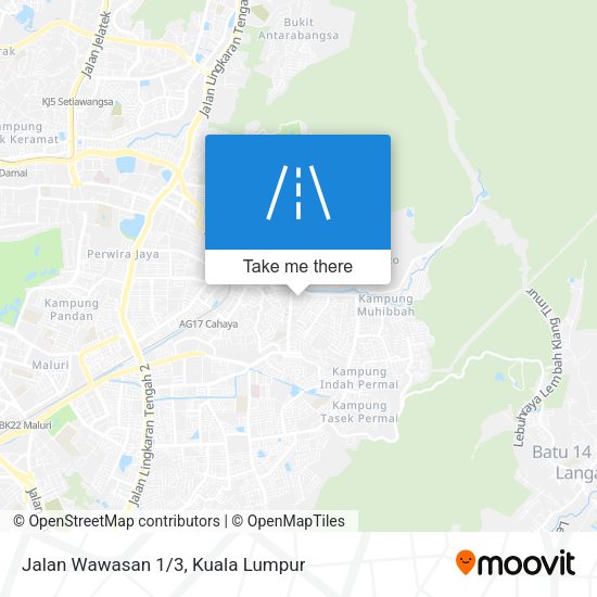 Jalan Wawasan 1/3 map