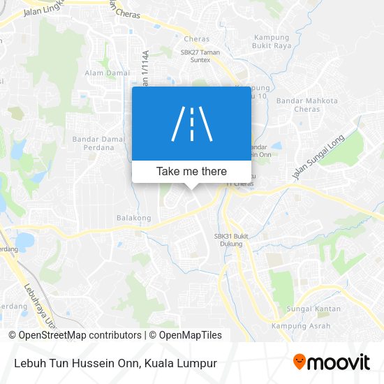 Peta Lebuh Tun Hussein Onn