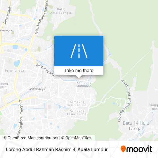 Lorong Abdul Rahman Rashim 4 map