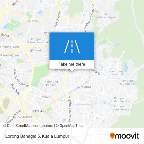 Lorong Bahagia 5 map