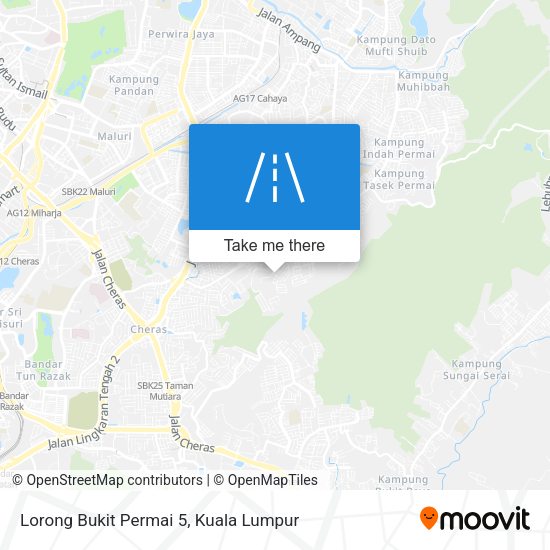 Peta Lorong Bukit Permai 5