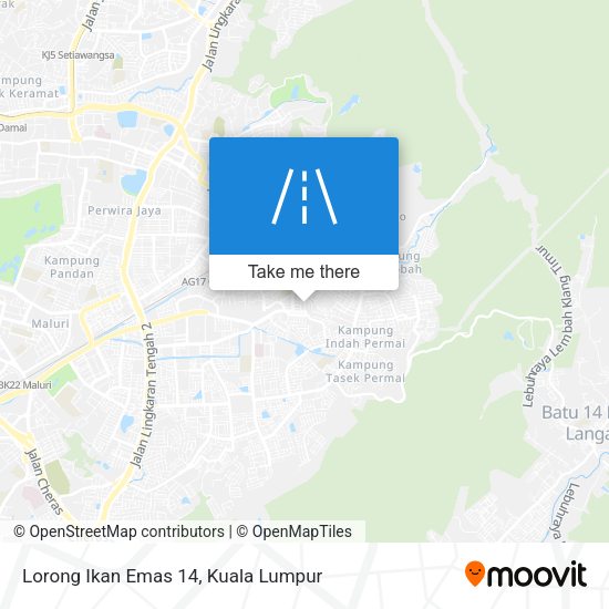 Peta Lorong Ikan Emas 14