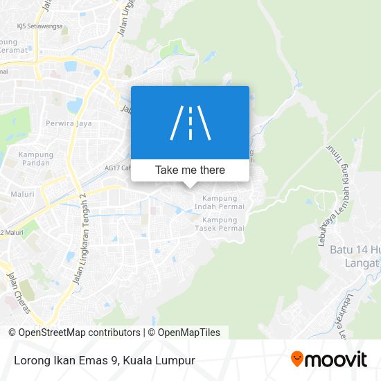 Lorong Ikan Emas 9 map