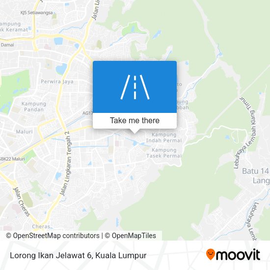 Lorong Ikan Jelawat 6 map