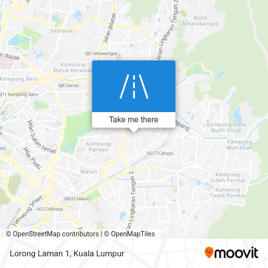 Peta Lorong Laman 1