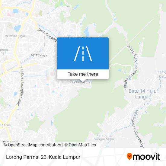 Lorong Permai 23 map