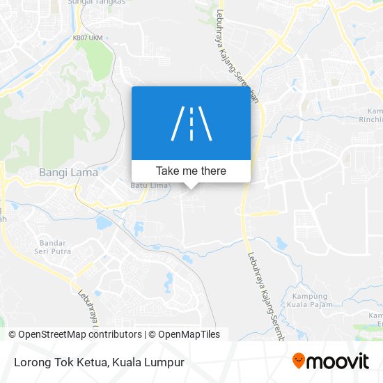 Lorong Tok Ketua map