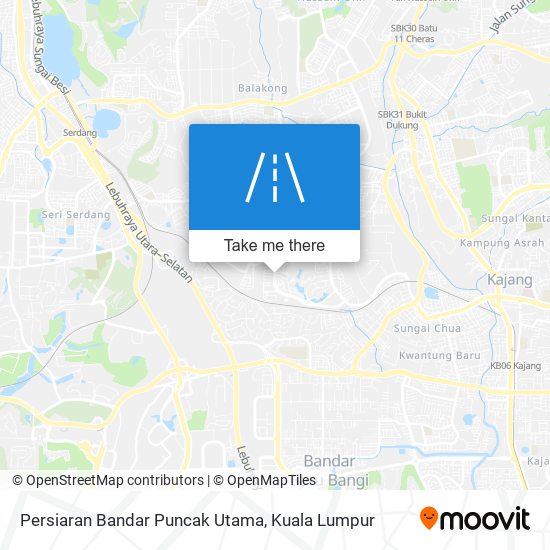 Peta Persiaran Bandar Puncak Utama