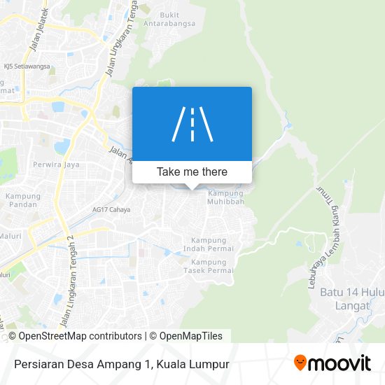 Persiaran Desa Ampang 1 map