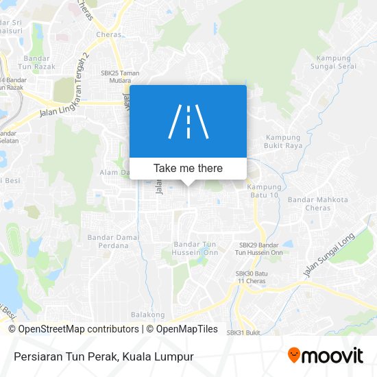 Peta Persiaran Tun Perak