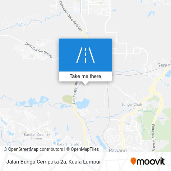 Jalan Bunga Cempaka 2a map