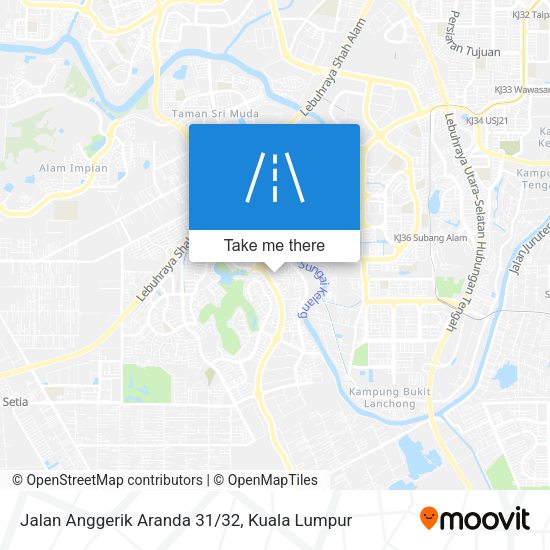 Jalan Anggerik Aranda 31/32 map