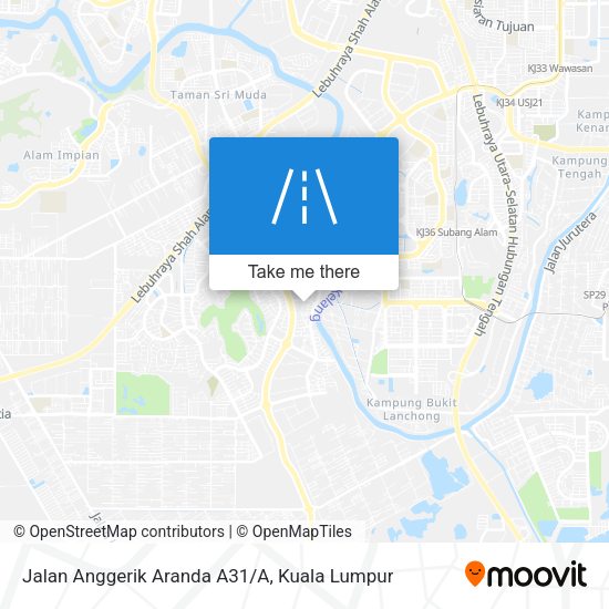 Jalan Anggerik Aranda A31/A map