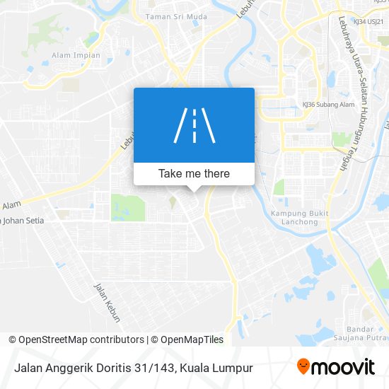 Peta Jalan Anggerik Doritis 31/143