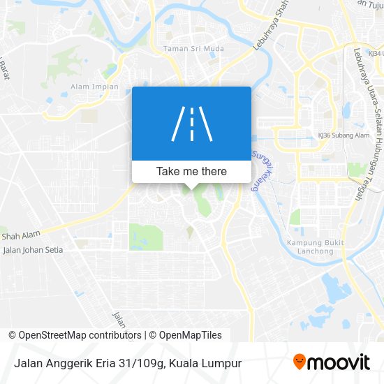 Peta Jalan Anggerik Eria 31/109g