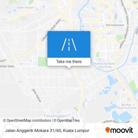 Peta Jalan Anggerik Mokara 31/60