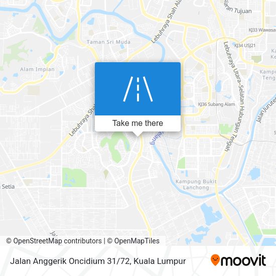 Jalan Anggerik Oncidium 31/72 map