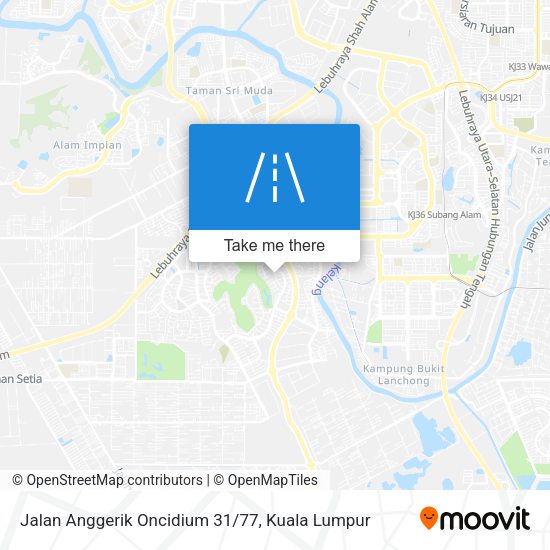 Jalan Anggerik Oncidium 31/77 map
