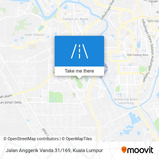 Jalan Anggerik Vanda 31/169 map