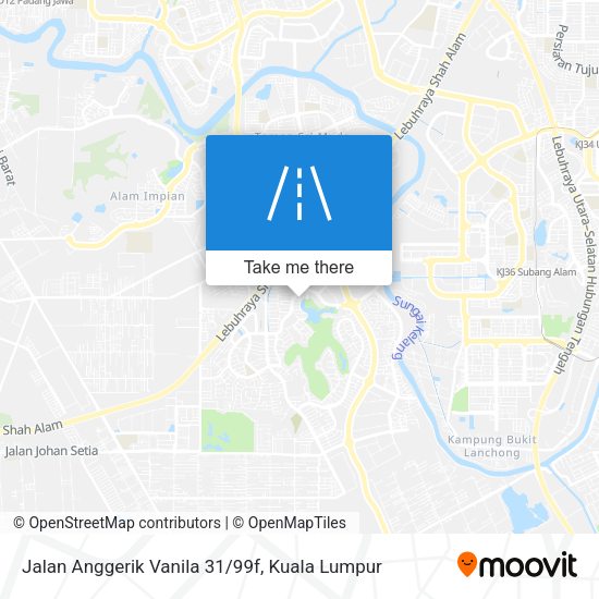 Peta Jalan Anggerik Vanila 31/99f