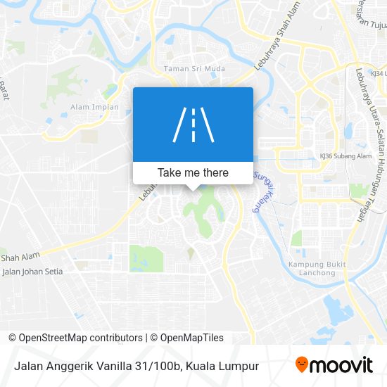 Jalan Anggerik Vanilla 31/100b map