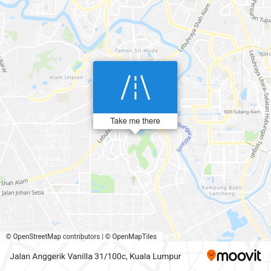 Jalan Anggerik Vanilla 31/100c map