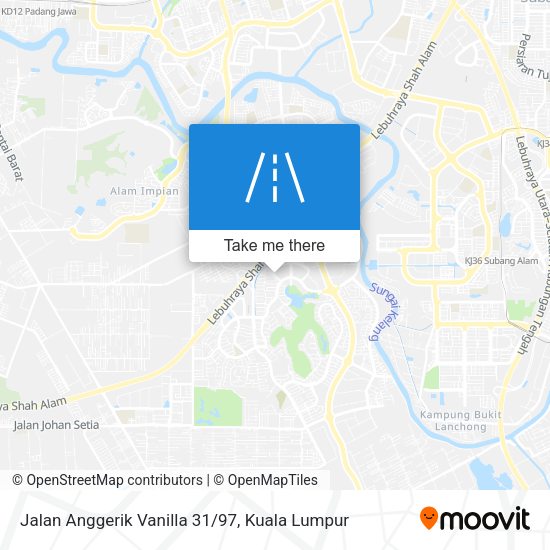 Peta Jalan Anggerik Vanilla 31/97