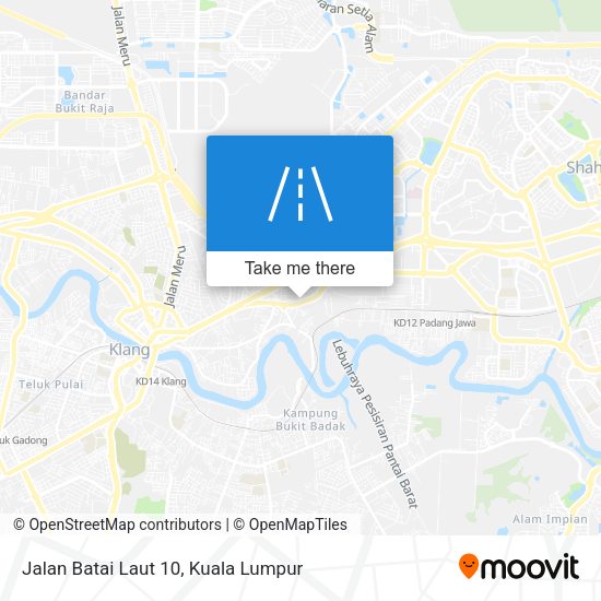 Jalan Batai Laut 10 map