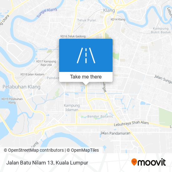 Peta Jalan Batu Nilam 13