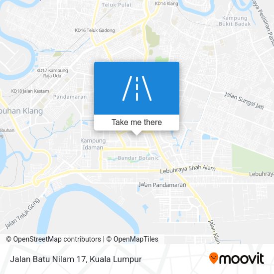 Peta Jalan Batu Nilam 17