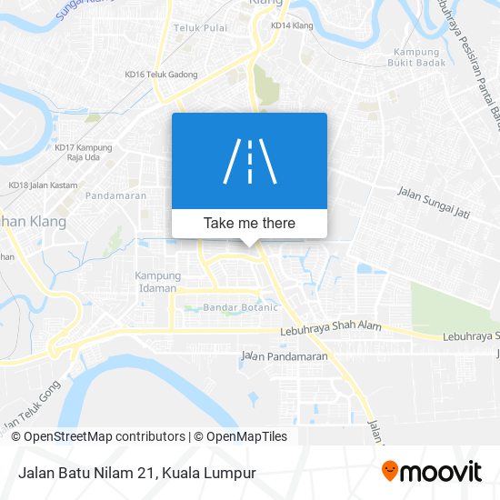 Peta Jalan Batu Nilam 21