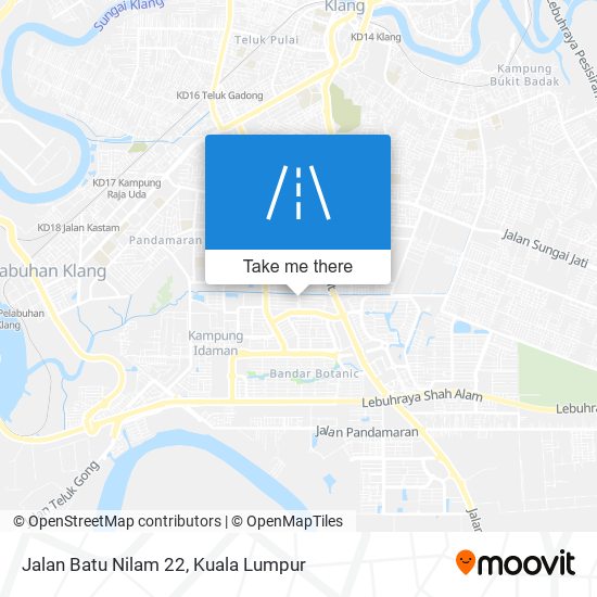 Peta Jalan Batu Nilam 22